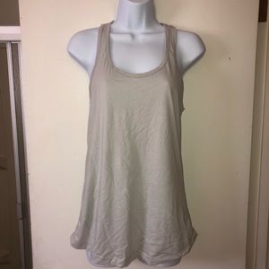 Next Level Racerback Tank Top very light grey